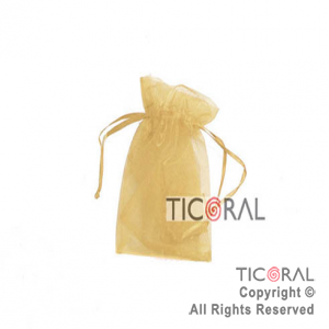 BOLSA HS2627-10 ORO ORGANZA 14.5X10CM x 1